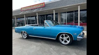 1966 Chevrolet Chevelle Convertible $58,900.00