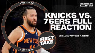 'THE KNICKS TOOK ADVANTAGE!' - Legler on Knicks CAPITALIZING on 76ers FLAWS in Game 2 | First Take