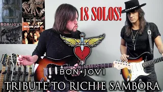 Tribute To Richie Sambora  - 18 Of His Best Solos (Bon Jovi) - by Ignacio Torres