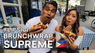 I made a Filipino Breakfast Crunchwrap with Flip Sigi! The BRUNCHWRAP Supreme