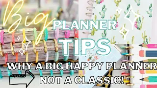 BIG HAPPY PLANNER TIPS | BEST PLANNER FOR FRANKENPLANNING | BIG HAPPY PLANNER FLIP THROUGH