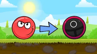 Red Ball 4 x Squid Game – Squid Game Adventure In Stage Green Hill