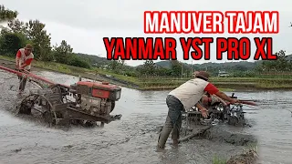 Hand tractor Yanmar YST Pro XL || proses garu