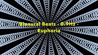 Binaural Beats - 0.9Hz (Euphoria) (WARNING - EXTREMELY POWERFUL)