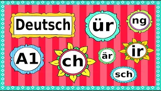 Deutsch A1: Phonetik / Aussprache / German lesson: phonetics / letter combinations