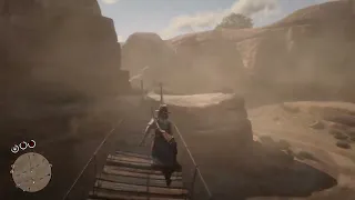 Red Dead Online - Messing around with bridge