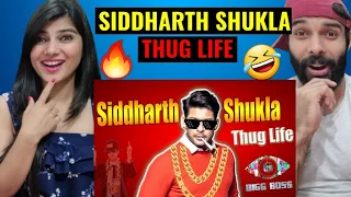 Siddharth Shukla ULTIMATE THUG LIFE BIGG BOSS 13 | Bollywood News Mirchi | Reaction Video