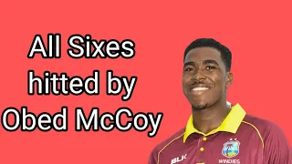 All Sixes Hitted by Obed McCoy in International Career