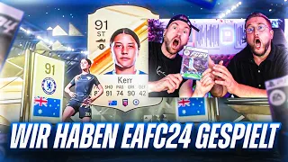 Wir haben EA FC24 GESPIELT 😍😱 Erster EINDRUCK in ULTIMATE TEAM, GAMEPLAY, PACK ANIMATION usw 🔥