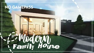 No Gamepass Modern One Story Family House Speedbuild and Tour -   iTapixca Builds