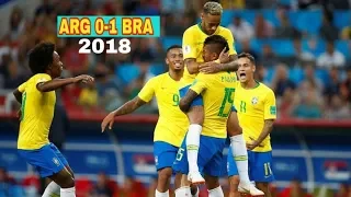 Brazil vs Argentina 1- 0 Highlights  International Friendly mass 2018
