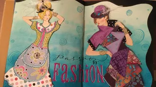 Art Journal with Me: Paper Dolls & Ombré Background