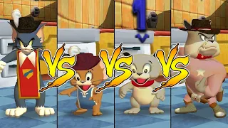 Tom and Jerry in War of the Whiskers HD Tom Vs Jerry Vs Tyke Vs Spike (Master Difficulty)