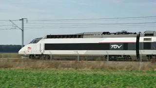 Trains horn compilation in France