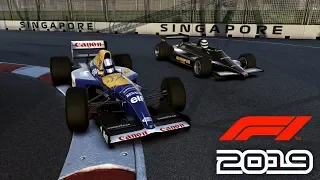 F1 2019 - 1992 Williams FW14 - PURSUIT - SINGAPORE