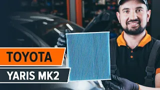 Come sostituire filtro antipolline su TOYOTA YARIS Mk2 [VIDEO TUTORIAL DI AUTODOC]