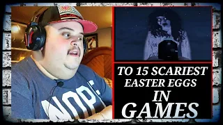 Top 15 SCARIEST Easter Eggs In Games [REACTION!!!]