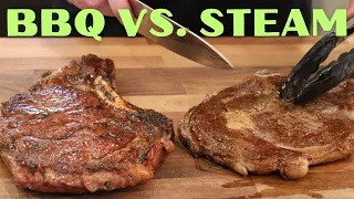 Reverse Seared Ribeye Steak | Vertical Smoker vs. Steam Oven (Anova Precision Oven)