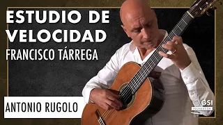 F. Tárrega's "Estudio De Velocidad" played by Antonio Rugolo on a 2023 Gerardo Centonze guitar