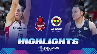 Casademont Zaragoza v Fenerbahce Alagoz Holding | Gameday 3 | Highlights | EuroLeague Women 2023-24