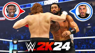 WWE 2K24 But Loser Gets an RKO in Real Life!