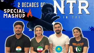 Jr NTR Special Mashup Reaction |Rise of Jr NTR |20 Years of NTR | Stalwart Studio | Foreigners React