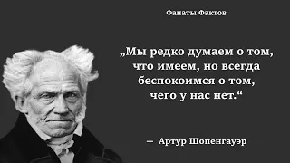 Артур Шопенгауэр. цитаты великих