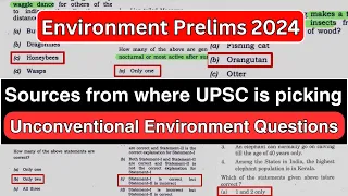 UPSC is picking *Unconventional* Environment Questions from here | Prelims 2024