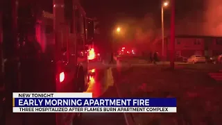 Apartment fire in Columbia