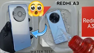 Redmi A3 Waterproof Test 💦💧| Let's See if Redmi A3 is Actually Waterproof Or Not?