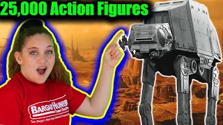 25,000 Action Figures Abandoned Storage Star Wars Hot Wheels Unboxing