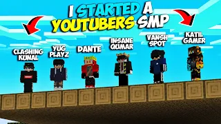 I Started a Famous Youtubers Minecraft SMP Server.