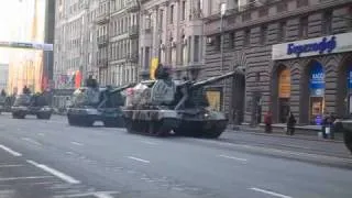 Military Parade training in Moscow (2010)