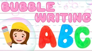 HOW TO WRITE BUBBLE LETTERS! | Handwriting Practice with Bri Reads