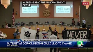 Sacramento City Council examines meeting procedures after disruption