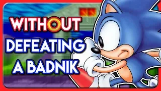 Can You Beat Sonic the Hedgehog WITHOUT Defeating a Badnik?