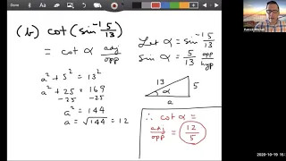 4.7 Inverse Trigonometric Functions, part 3 (Precalc)