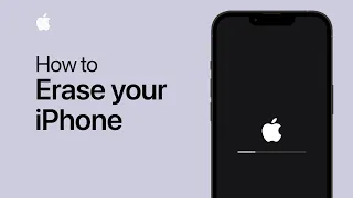 How to erase your iPhone | Apple Support