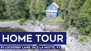 Vermont Home Tour: Secluded Lakefront Cottage on Lake Champlain | Isle La Motte, VT