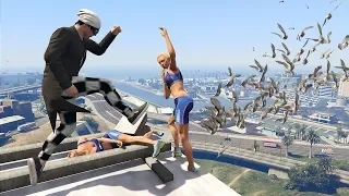 GTA 5 Ragdolls & Funny Moments vol.9 [Euphoria Physics]