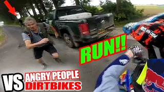 Stupid, Angry People Vs Dirt Bikers 2022 - Angry Man Chases Motorcycles!