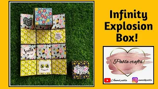 Infinity Explosion Box Tutorial| Rolling cube | Endless box |Father's Day gift ideas| Easy tutorial