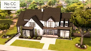 The Sims 4 San Sequoia Family Villa | No CC | Stop Motion Speedbuild | Collab with Summerrplays