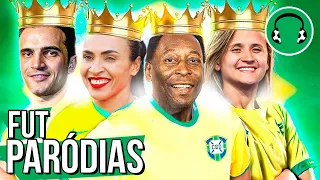 ♫ OS REIS E AS RAINHAS DO FUTEBOL: TUDO BR! | Paródia Café - Vitão