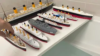 Will All These Ships Sink or Float? [ Titanic, Britannic ]