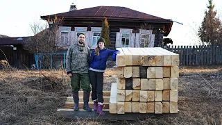 К СТРОЙКЕ ГОТОВЫ! ОБУСТРАИВАЕМ НАШ ДОМ В ДЕРЕВНЕ | ТУШЕНКА В ПЕЧИ