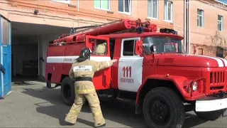 Пожарные учения детский сад №38