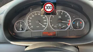 BMW 325i e46 Acceleration+Top Speed Run(German autobahn)