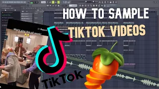 How To SAMPLE TIKTOK VIDEOS IN TO A BEAT | FL Studio Tutorial
