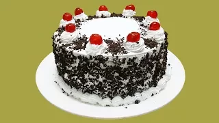 SIMPLE EASY BLACK FOREST CAKE || HOMEMADE!!